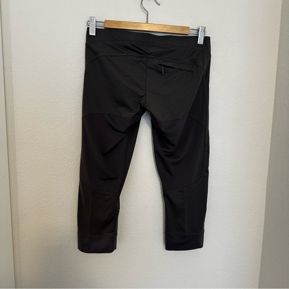 Adidas by Stella McCartney Cropped Leggings Asphalt Gray Elastic Waist Size S - Picture 7 of 10